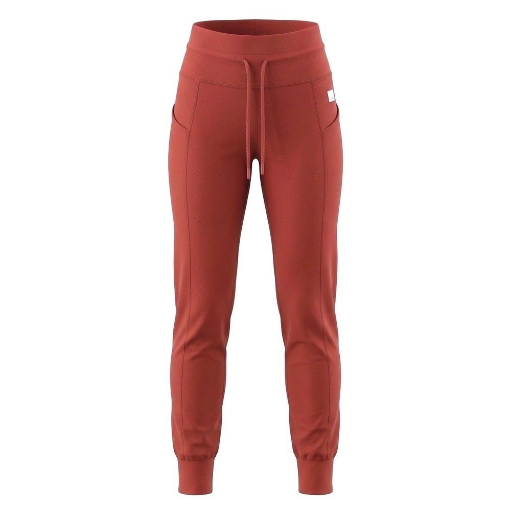 Vuori Daily Pocket Leggings Womens XS Rust Red High Rise Drawstring Yoga 7/8 - Picture 12 of 14